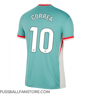 Atletico Madrid Angel Correa #10 Replik Auswärtstrikot 2024-25 Kurzarm